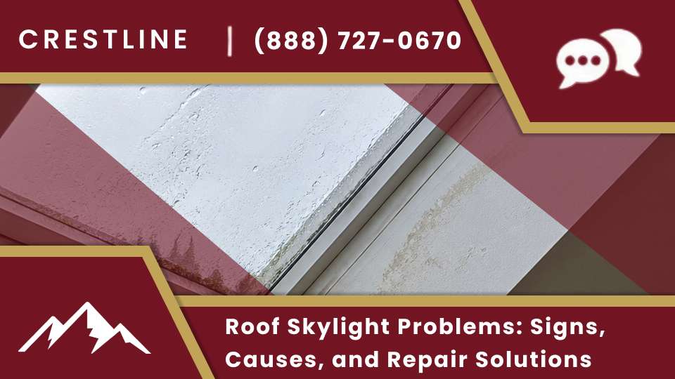 Roof Skylight Problems: Signs, Causes, and Repair Solutions